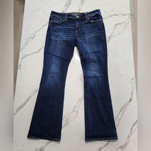 Arizona Jean Company Women's Dark Blue Flare Jeans Size 13